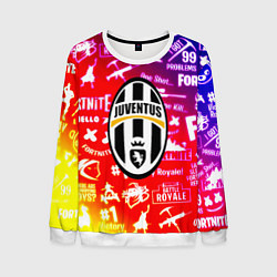 Мужской свитшот Фортнайт ювентус градиент