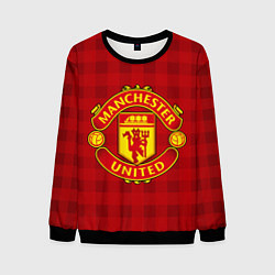 Свитшот мужской Manchester United, цвет: 3D-черный