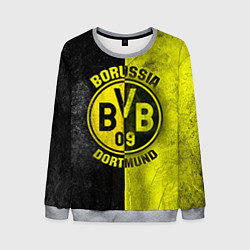 Свитшот мужской Borussia Dortmund, цвет: 3D-меланж