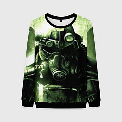 Свитшот мужской Fallout Robot, цвет: 3D-черный