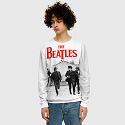 Свитшот мужской The Beatles: Break, цвет: 3D-белый — фото 2