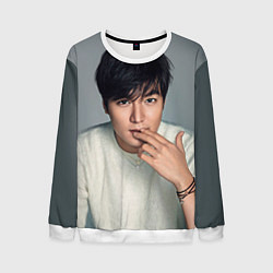 Свитшот мужской Lee Min Ho, цвет: 3D-белый