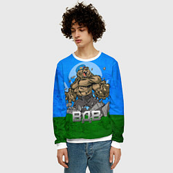 Свитшот мужской ВДВ, цвет: 3D-белый — фото 2