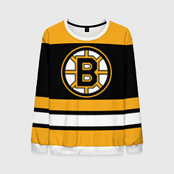 Свитшот мужской Boston Bruins, цвет: 3D-белый