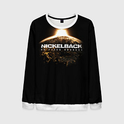 Свитшот мужской Nickelback: No fixed address, цвет: 3D-белый