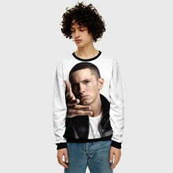 Свитшот мужской Eminem, цвет: 3D-черный — фото 2