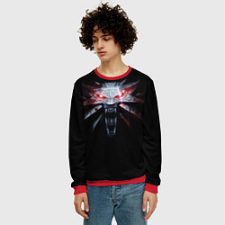 Свитшот мужской Медальон, цвет: 3D-красный — фото 2