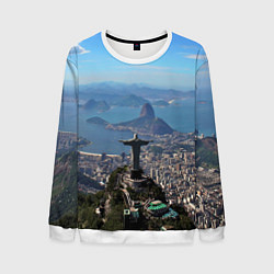 Свитшот мужской Рио-де-Жанейро, цвет: 3D-белый