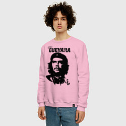 Свитшот хлопковый мужской Che Guevara, цвет: светло-розовый — фото 2