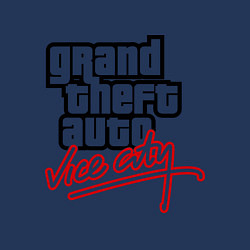 Свитшот хлопковый мужской GTA Vice City, цвет: тёмно-синий — фото 2