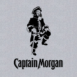 Свитшот хлопковый мужской Capitan Morgan, цвет: меланж — фото 2