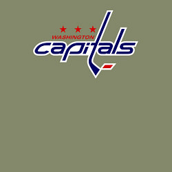 Свитшот хлопковый мужской Washington Capitals, цвет: авокадо — фото 2