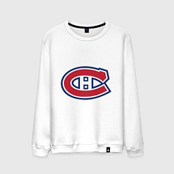 Свитшот хлопковый мужской Montreal Canadiens, цвет: белый