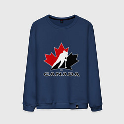 Свитшот хлопковый мужской Canada, цвет: тёмно-синий
