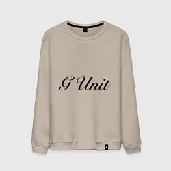 Свитшот хлопковый мужской G unit, цвет: миндальный