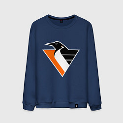 Свитшот хлопковый мужской Pittsburgh Penguins, цвет: тёмно-синий