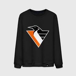 Свитшот хлопковый мужской Pittsburgh Penguins, цвет: черный