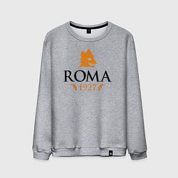 Свитшот хлопковый мужской AS Roma 1927, цвет: меланж