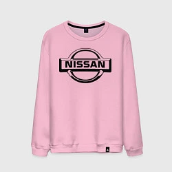 Свитшот хлопковый мужской Nissan club, цвет: светло-розовый