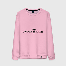 Свитшот хлопковый мужской Undertaker, цвет: светло-розовый