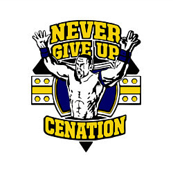 Свитшот хлопковый мужской Never Give Up: Cenation, цвет: белый — фото 2