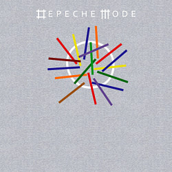 Свитшот хлопковый мужской Depeche Mode: Lines, цвет: меланж — фото 2
