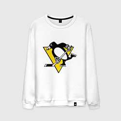 Свитшот хлопковый мужской Pittsburgh Penguins, цвет: белый