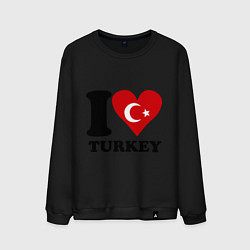 Мужской свитшот I love turkey