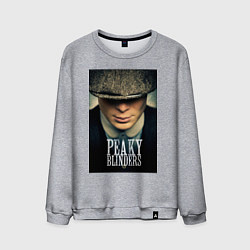 Свитшот хлопковый мужской Peaky Blinders, цвет: меланж