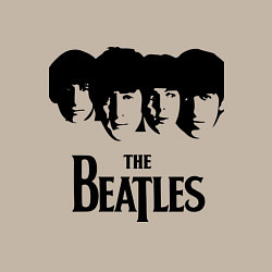 Свитшот хлопковый мужской The Beatles: Faces, цвет: миндальный — фото 2