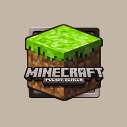 Свитшот хлопковый мужской Minecraft: Pocket Edition, цвет: миндальный — фото 2