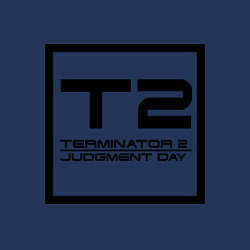 Свитшот хлопковый мужской T2: Judgment day, цвет: тёмно-синий — фото 2