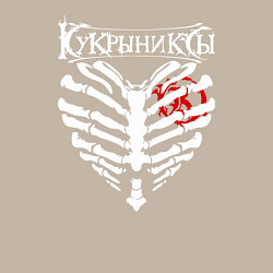 Свитшот хлопковый мужской Кукрыниксы, цвет: миндальный — фото 2