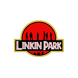 Свитшот хлопковый мужской Linkin Park: Jurassic Park, цвет: белый — фото 2
