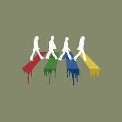 Свитшот хлопковый мужской Beatles Color, цвет: авокадо — фото 2