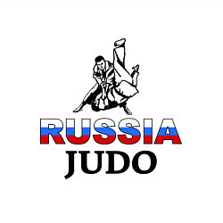 Свитшот хлопковый мужской Russia judo, цвет: белый — фото 2