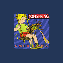 Свитшот хлопковый мужской The Offspring: Americana, цвет: тёмно-синий — фото 2