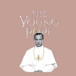 Свитшот хлопковый мужской The Young Pope, цвет: пыльно-розовый — фото 2