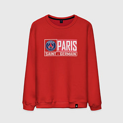 Свитшот хлопковый мужской Paris Saint-Germain - New collections, цвет: красный