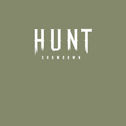 Свитшот хлопковый мужской Hunt: Showdown White Logo, цвет: авокадо — фото 2