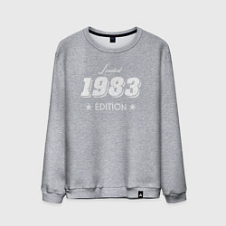 Свитшот хлопковый мужской Limited Edition 1983, цвет: меланж