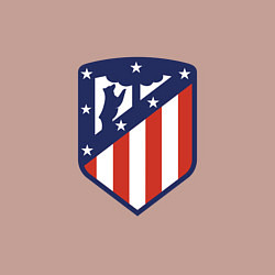 Свитшот хлопковый мужской Atletico Madrid, цвет: пыльно-розовый — фото 2