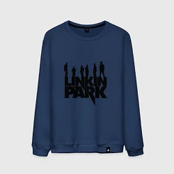 Свитшот хлопковый мужской Linkin Park, цвет: тёмно-синий