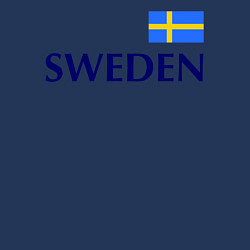 Свитшот хлопковый мужской Сборная Швеции: 10 номер, цвет: тёмно-синий — фото 2