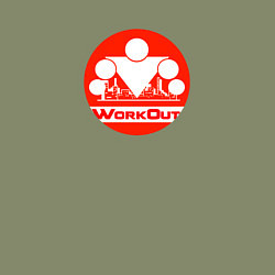 Свитшот хлопковый мужской WorkOut VRC, цвет: авокадо — фото 2