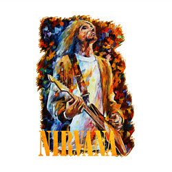 Свитшот хлопковый мужской Cobain Art, цвет: белый — фото 2