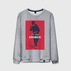Свитшот хлопковый мужской Slim Shady: Eminem, цвет: меланж