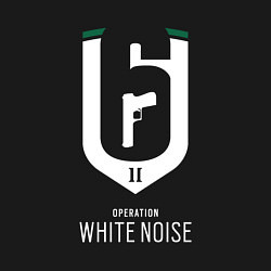 Свитшот хлопковый мужской Rainbow Six Siege: White Noise, цвет: черный — фото 2