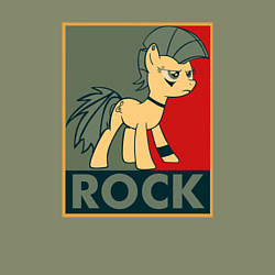 Свитшот хлопковый мужской Rock Pony, цвет: авокадо — фото 2