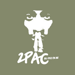 Свитшот хлопковый мужской 2Pac: All Eyez On Me, цвет: авокадо — фото 2